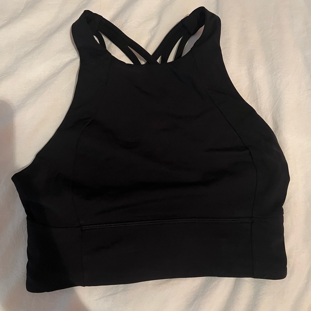 Lululemon size 2 long line high neck sports bra